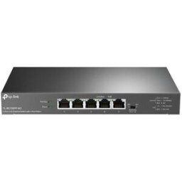 TP-LINK 5-Port 2.5G Desktop Switch with 4-Port PoE++ PORT: 4× 2.5G PoE++ Ports, 1x 2.5G Non-PoE PortSPEC: 802.3af/at/bt type3, 123 W PoE Power, Desktop Steel CaseFEATURE: PoE Auto Recovery for Port1-4, Plug and Play - 4895252501131