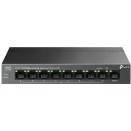 Switch de Sobremesa TP-Link 9 Portas 10/100 Mbps 63W PoE - 4895252504620