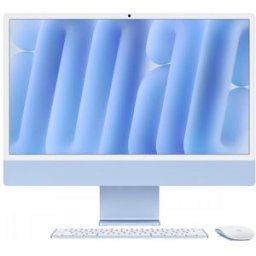 Apple iMac with 4.5K Retina display - All-in-one M4 até - RAM 16 GB - SSD 512 GB - Apple M4 10-core - Gigabit Ethernet, IEEE 802.11ax (Wi-Fi 6E), Bluetooth 5.3 - macOS Sequoia 15.0 - monitor: LED 24" - 0195949597749