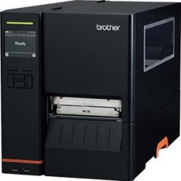 BROTHER Impressora industrial de etiquetas de transferência térmica e tecnologia térmica direta com uma resolução de 203 ppp e rebobinador interno. Placa de rede, série, duplo host USB e design robusto, para elevados volumes de impressão.Largura de impre