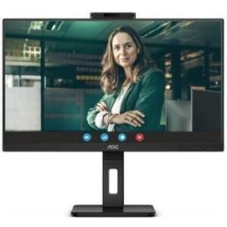 AOC Monitor LED - 24" (23.8" visÃ­vel) - 1920 x 1080 Full HD (1080p) @ 75 Hz - IPS - 300 cd/mÂ² - 1000:1 - 4 ms - HDMI, 2xDisplayPort, USB-C - altifalantes - preto - 4038986140812