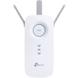 TP-LINK AC1750 Wi-Fi Range Extender, Wall Plugged, Qualcomm CPU, 3 external antennas, 1 Gigabit Port,1300Mbps at 5GHz + 450Mbps at 2.4GHz, Range Extender/AP mode, WPS, Intelligent Signal Light, Access Control, Power Schedule, LED Control, Tether App - 693