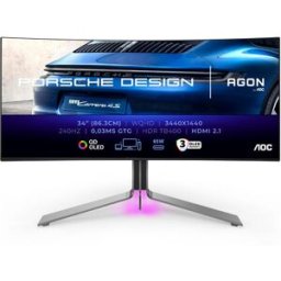 AOC MONITOR OLED 34" 21:9 WQHD 0.03MS 240HZ HDMI DP USB COLUNAS HAS PORSCHE PD34 - 4056487052397