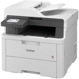 BROTHER Impressora multifunções laser LED a cores com rede cablada e WiFi, impressão automática em frente e verso e visor tátil de 8,8 cm.Impressora - Copiadora - Scanner - FaxBandeja 250 folhas - Alimentador de documentos de 50 folhas - Velocidade 18 ppm