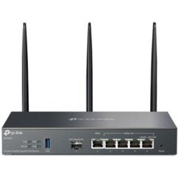 TP-Link ER706W - Banda wi-fi: Dual-band (2,4 GHz / 5 GHz) - Velocidade de transferência de dados WLAN (máx.): 2402 Mbit/s - Tipo de interface de ethernet LAN: Gigabit Ethernet - Codificação / segurança: WPA - WPA2 - WPA3 - 48