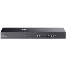 TP-LINK Gerenciamento centralizado: para até 1.000 pontos de acesso Omada, 200 switches Omada e 100 roteadores Omada.*2× slots 10GE SFP+, 4× portas GE RJ45 e 2× portas USB 3.0.Fontes de alimentação redundantes oferecem uma arquitetura de rede confiável.Ac