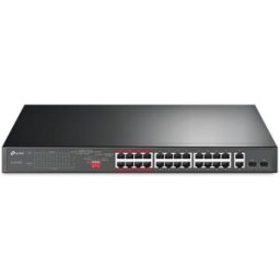 TP-LINK Switch PoE+ [Marca] [Modelo] 26 Portas 10/100 24 PoE 2 Up - 6935364089443