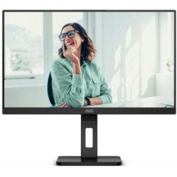 AOC P3 Series - monitor LED - 24" (23.8" visÃ­vel) - 1920 x 1080 Full HD (1080p) @ 75 Hz - IPS - 300 cd/mÂ² - 1000:1 - 4 ms - HDMI, DisplayPort, USB-C - altifalantes - preto - B2B - 4038986140751