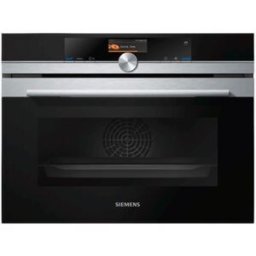 SIEMENS Possibilidades de cozinhar a vapor: Ecrã táctil TFT: ecrã táctil a cores TFT com textos e animação gráfica softMove: abertura e fechamento da porta amortecida Multifuncões (13 funções Função CoolStart: cozinhe os al - 4