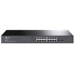 Switch TP-Link JetStream 16 Portas Gigabit Smart com 2 Slots SFP - 6935364006419