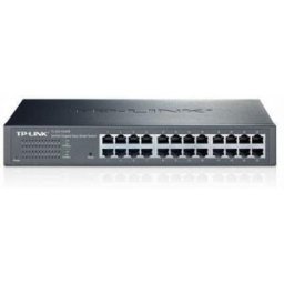 TP-LINK 24-Port Gigabit Easy Smart Switch, 24 Gigabit RJ45 Ports,1U 13-inch Rack-mountable Steel Case, MTU/Port/Tag-based VLAN, QoS, IGMP Snooping, Web/Utility Management - 6935364021245