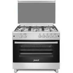 Fogão a Gás Junex 90x60cm 5 Queimadores Forno Maxi 109L Inox - 5603855892100