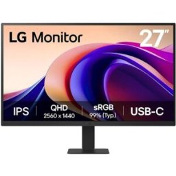 LG 27" 27U631A-B QHD IPS Monitor HDMI USB-C 16:9 - 8806096358559