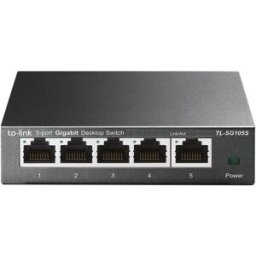Switch de Mesa TP-Link TL-SG105S 5 Portas Gigabit - 6935364083519