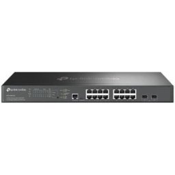 Switch Gerenciável TP-LINK Omada 16-Port 2.5G e 10G SFP+ L2+ - 4897098689721