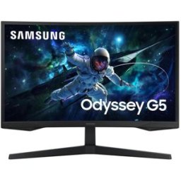 Monitor Gaming Curvo Samsung Odyssey G5 S27CG552EU 27"/ QHD/ 1ms/ 165Hz/ VA / Negro - 8806095337210