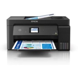 EPSON Impressora multi-funções - a cores - jacto de tinta - A3/Ledger (297 x 432 mm) (original) - A3/Ledger (media) - até 11.5 ppm (cópia) - até 17 ppm (impressão) - 270 folhas - 33.6 Kbps - USB 2.0, LAN, Wi-Fi - 8715946673349