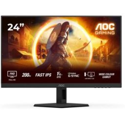 AOC MONITOR IPS 24" (23.8) FHD 0.5MS 200HZ HDMI DP COLUNAS - 4038986142991
