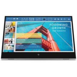 HP Monitor LED - 14" (14" visível) - portátil - 1920 x 1080 Full HD (1080p) @ 60 Hz - IPS - 400 cd/m² - 800:1 - 5 ms - 2xUSB-C - sliver stand - 0195122635008