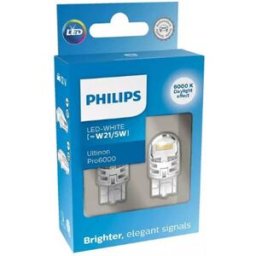 Lâmpada LED branca [˜W21/5W] Philips Ultinon Pro6000 2 pcs 12 V