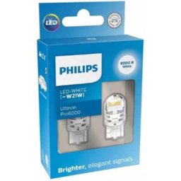 Lâmpada LED branca [˜W21W] Philips Ultinon Pro6000 2 pcs 12 V