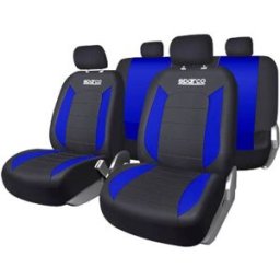 Capas dos bancos Sparco V-Line azul