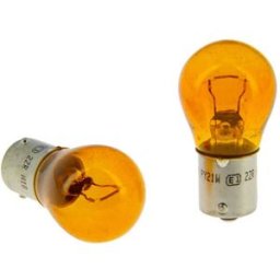 Lâmpada py21w Feu Vert 12v âmbar 2 peças