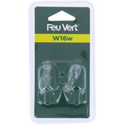 Lâmpada W16W Feu Vert 12v 2 peças