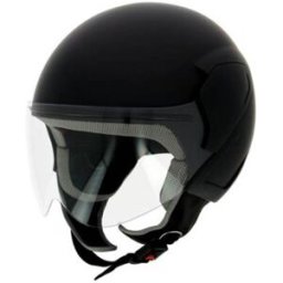 Capacete Jet unisexo preto m MQS