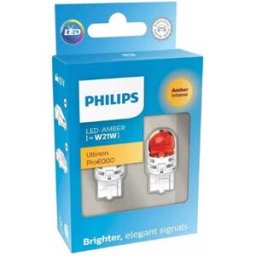 Lâmpada Amb LED [~W21W] Philips Ultinon Pro6000 2 pcs 12V