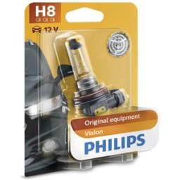 Lâmpada h8 Philips vision 35w 12v 1 unidade