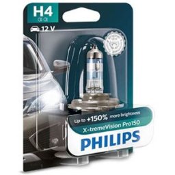 Lâmpada h4 Philips xtr vision pro150 1pc