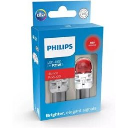 Lâmpada LED vermelha [˜P21W] Philips Ultinon Pro6000 2 pcs 12 V