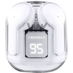 Auriculares TWS Way Bluetooth 5.4 Headphones branco