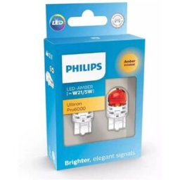 Lâmpada Amb Led [˜W21/5W] Philips Ultinon Pro6000 2 pcs 12 V