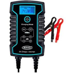 Carregador de baterias de automóvel Ring 6a 110ah 6/12v