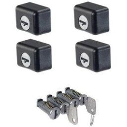 4 virolas + 4 lâmpadas antirroubo Cruz 932-048