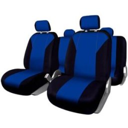 Plus Power Conjunto completo de capas de assento Firenze azul
