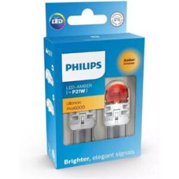 Lâmpada Amb Led [˜P21W] Philips Ultinon Pro6000 2 pcs 12 V