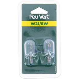 Lâmpada w21/5W Feu Vert 12v 2pc