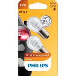 Lâmpada p21w Philips premium 12v 2 peças