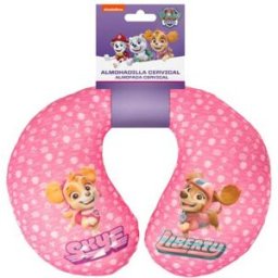 Patrulha Pata Almofada de pescoço cor-de-rosa Paw Patrol