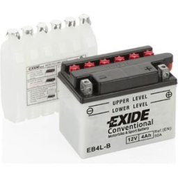 Bateria Exide para motociclos yb4l-b 4ah 50a 12v