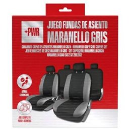 Plus Power Conjunto de capas para bancos Maranello Cinzento +PWR