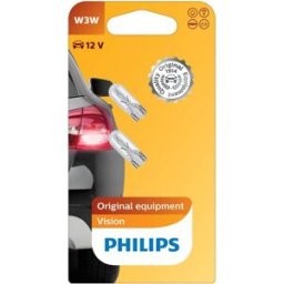 Lâmpada w3w Philips vision 12v 2 peças