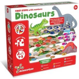 Aprende os Números - Dinossauros Jogo para Crianças Science4you