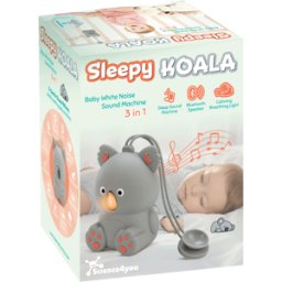 Coala 3 em 1 Máquina de Ruído Branco e Coluna de Som para Bebés Science4you