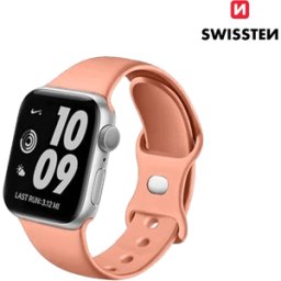 Bracelete Silicone para Apple Watch Swissten Laranja 38-41 MM