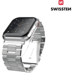 Bracelete Metal para Apple Watch Swissten Prateado 42-49 MM