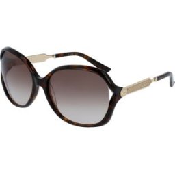 Óculos de sol Gucci GG0076S Castanho Tamanho: 60X16 Castanho